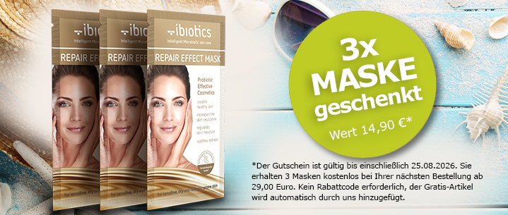 3x Masken geschenkt ab 29€ Warenkorb-Wert