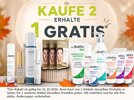 Kaufe 2 erhalte 1 Gratis* *Der Rabatt ist gültig bis 31.10.2026. Beim Kauf von 2 Artikeln desselben Produkts erhalten Sie 1 weiteren Artikel desselben Produkts gratis. Gilt mehrfach und für alle Produkte. Änderungen vorbehalten.
